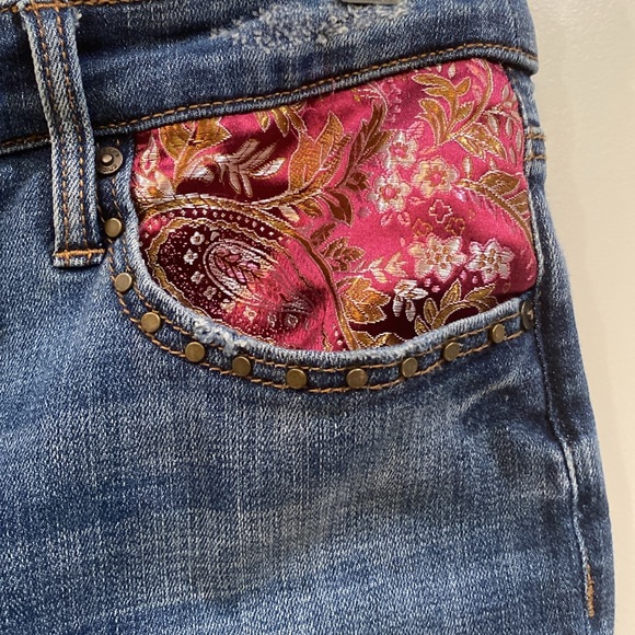Girlfriend patchwork ankle jeans - Picture 4 of 16